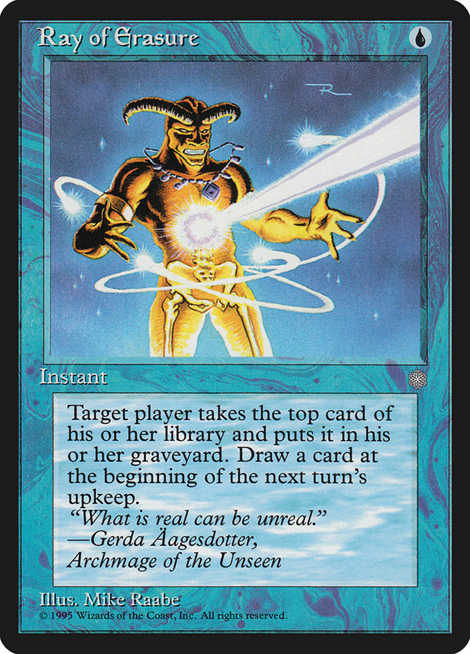 Ray of Erasure ICE-93 Ice Age Magic card