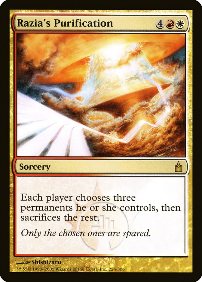 Razia's Purification RAV-224 Ravnica: City of Guilds Magic card