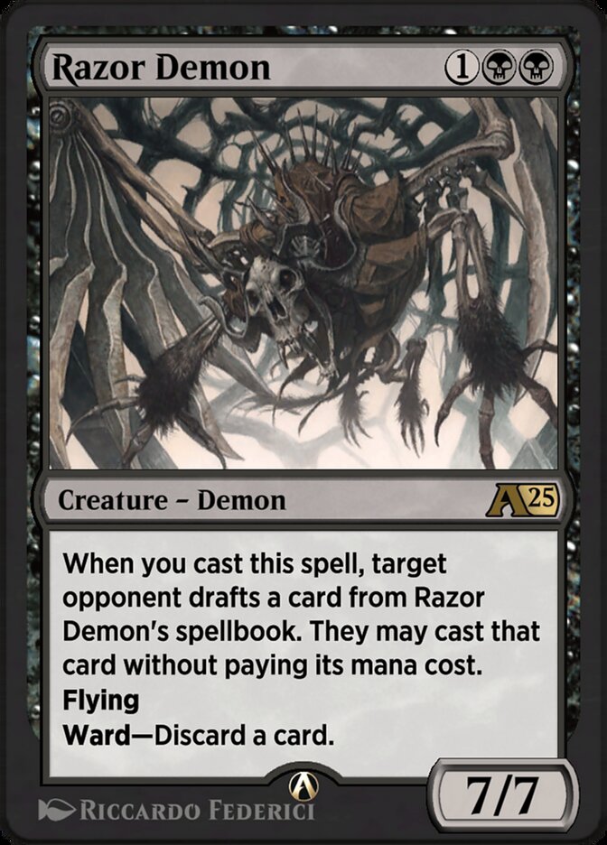 Razor Demon YDSK-9 Alchemy: Duskmourn Magic card