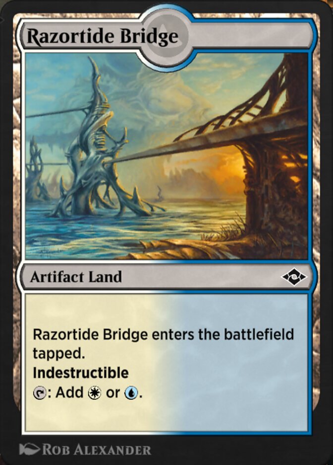 Razortide Bridge HA6-15 Historic Anthology 6 Magic card