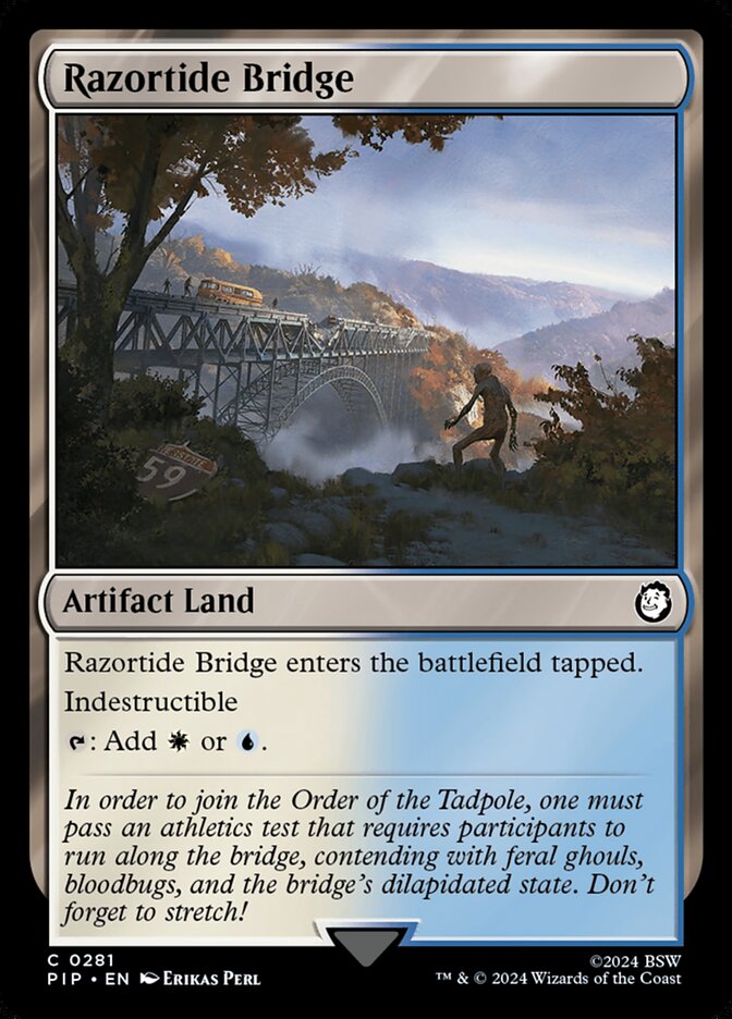 Razortide Bridge PIP-281 Fallout Magic card