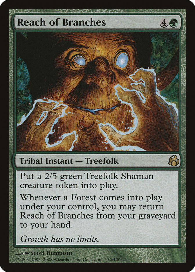 Reach of Branches MOR-132 Morningtide Magic card