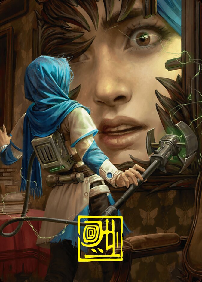 Reality Is Mine to Control // Reality Is Mine to Control ADSK-51 Duskmourn: House of Horror Art Series Magic card