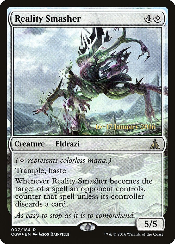 Reality Smasher POGW-7S Oath of the Gatewatch Promos Magic card