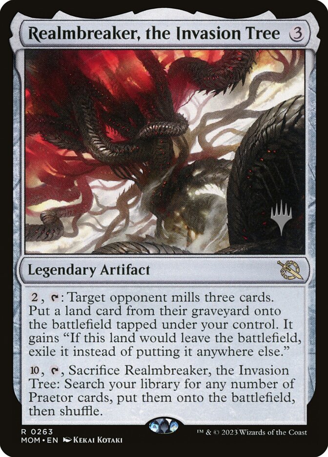 Realmbreaker, the Invasion Tree PMOM-263P March of the Machine Promos Magic card