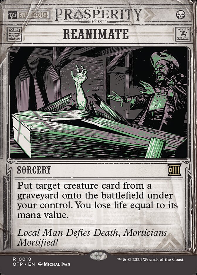 Reanimate OTP-18 Breaking News Magic card