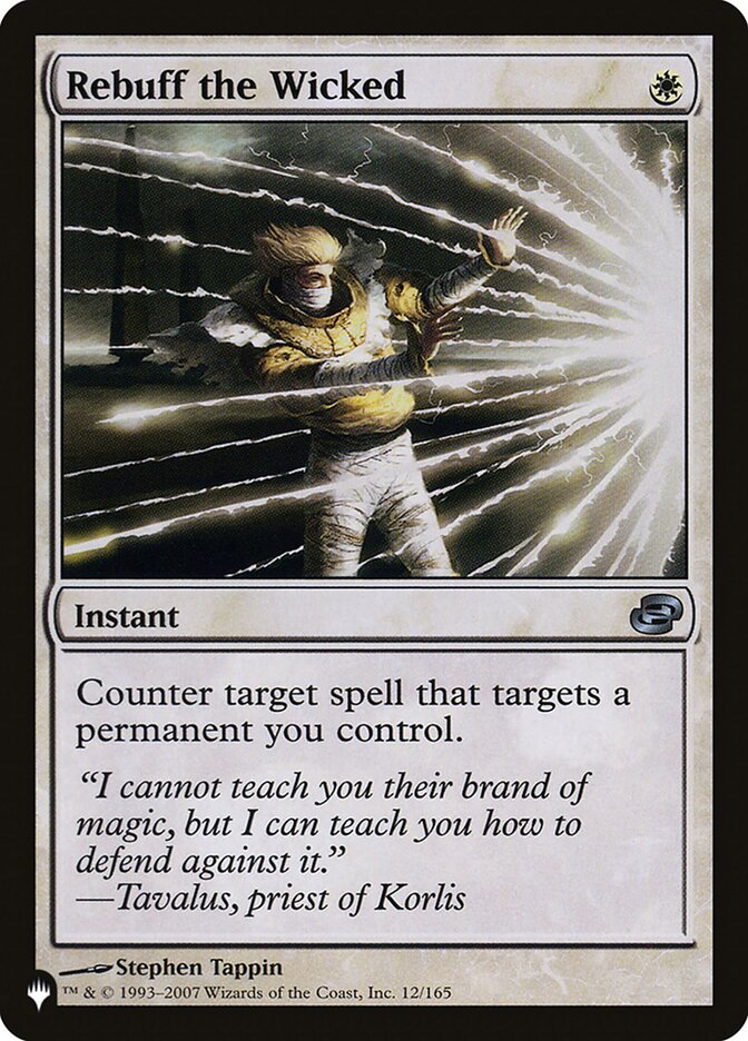 Rebuff the Wicked PLST-PLC-12 The List Magic card