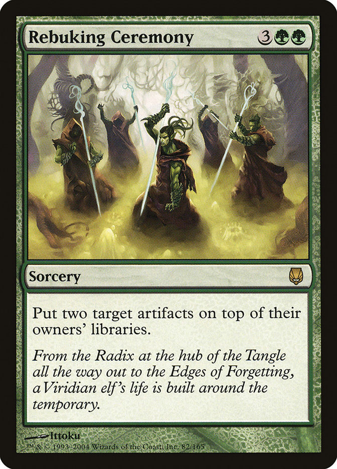 Rebuking Ceremony DST-82 Darksteel Magic card