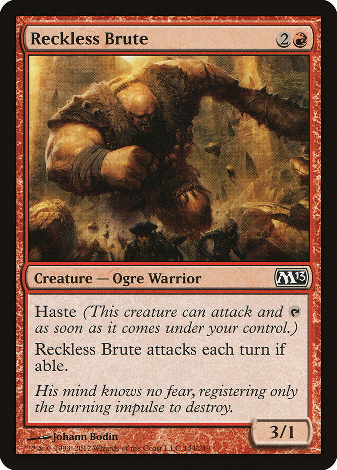 Reckless Brute M13-144 Magic 2013 Magic card