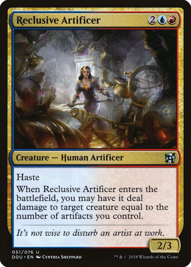 Reclusive Artificer DDU-51 Duel Decks: Elves vs. Inventors Magic card