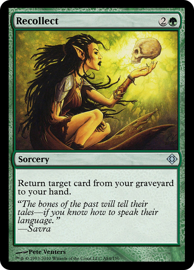 Recollect TD0-A84 Magic Online Theme Decks Magic card