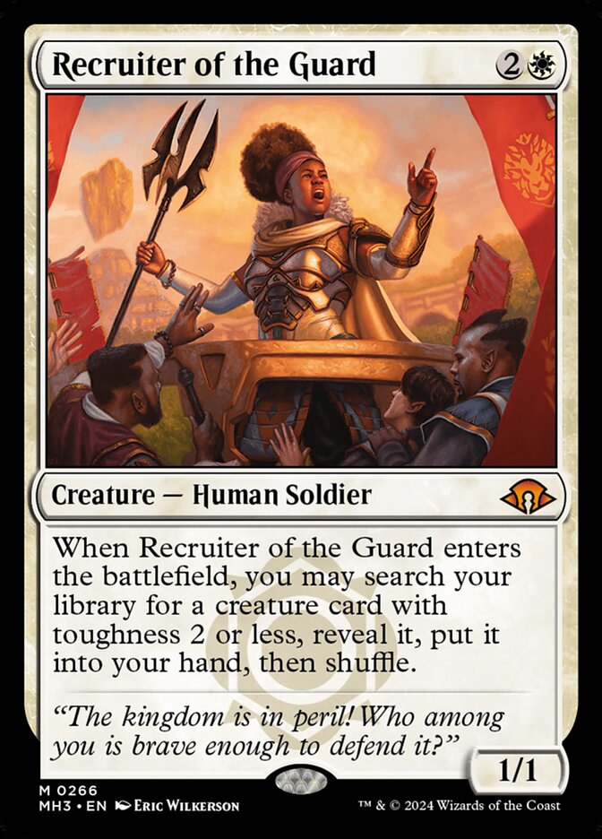 Recruiter of the Guard MH3-266 Modern Horizons 3 Magic card