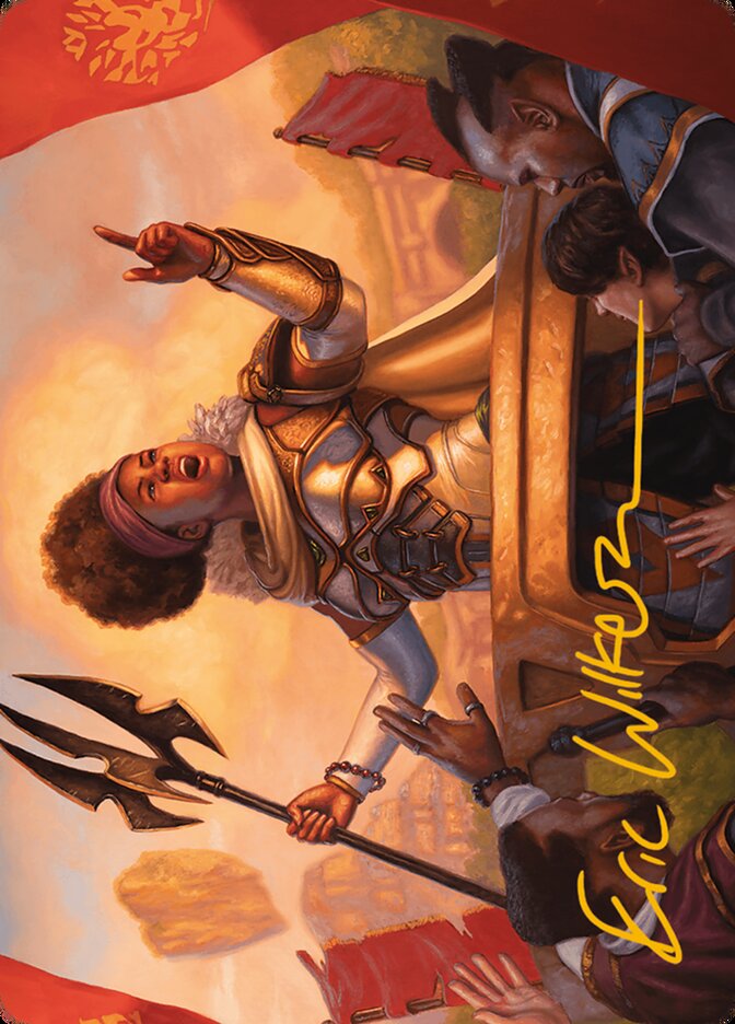 Recruiter of the Guard // Recruiter of the Guard AMH3-21 Modern Horizons 3 Art Series Magic card