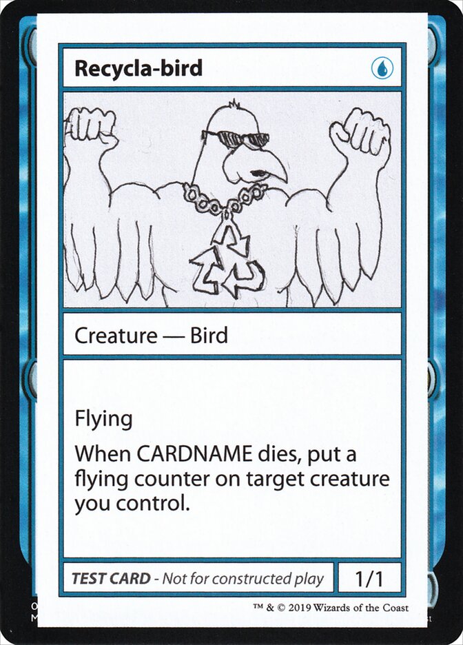 Recycla-bird CMB2-28 Mystery Booster Playtest Cards 2021 Magic card