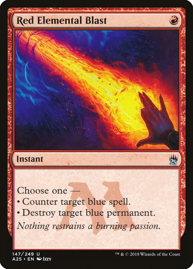 Red Elemental Blast A25-147 Masters 25 Magic card
