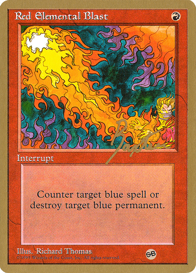 Red Elemental Blast PTC-GB218SB Pro Tour Collector Set Magic card