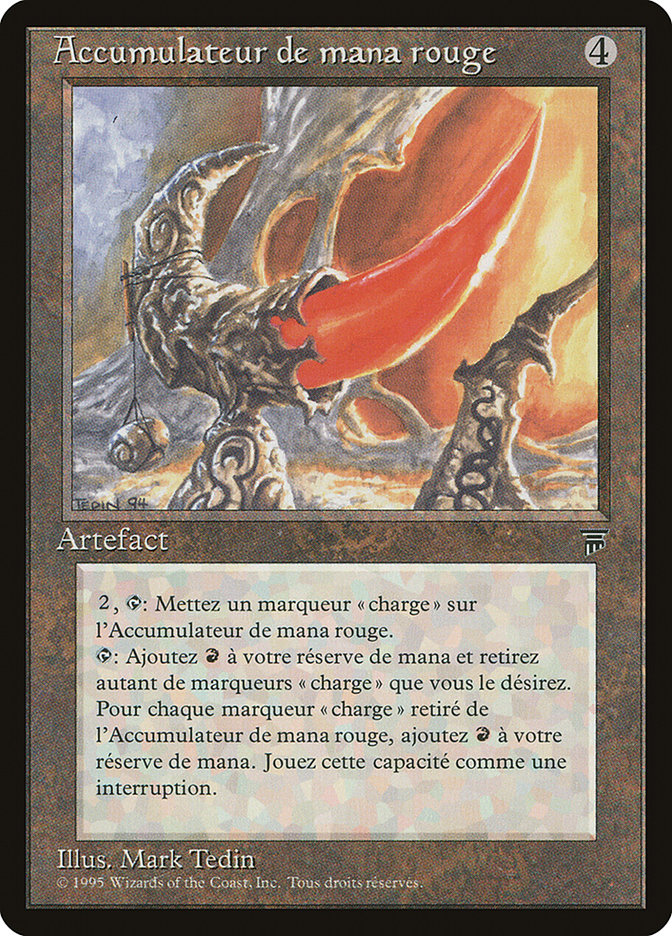 Red Mana Battery REN-155 Renaissance Magic card