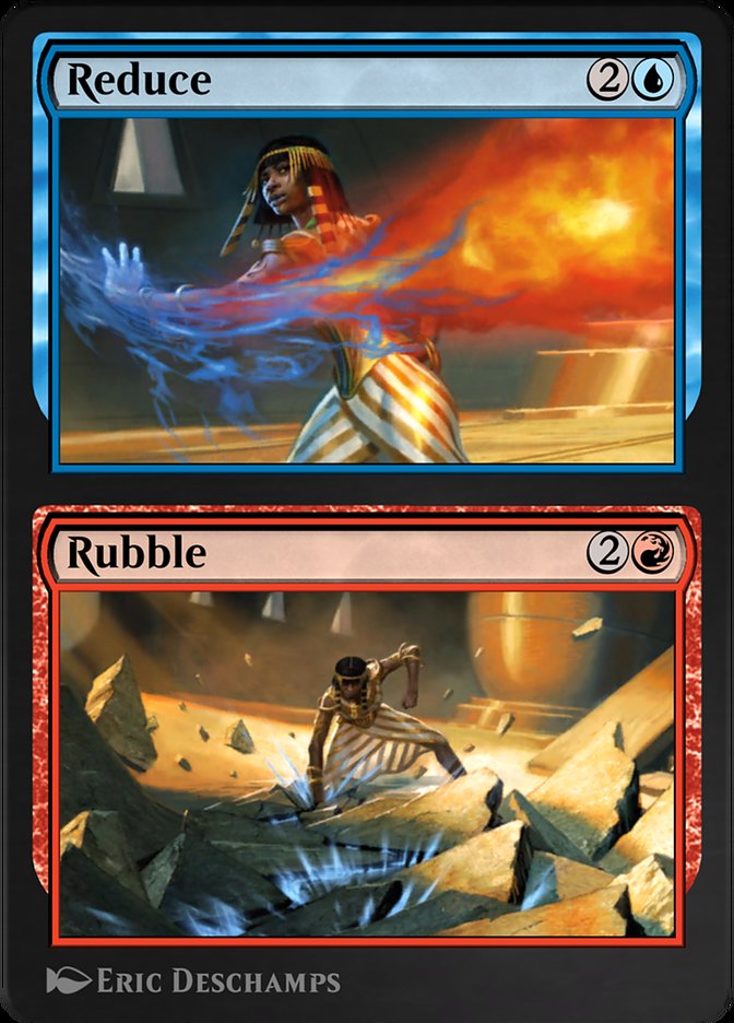 Reduce // Rubble AKR-254 Amonkhet Remastered Magic card