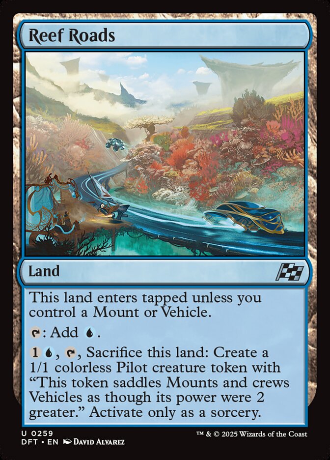 Reef Roads DFT-259 Aetherdrift Magic card