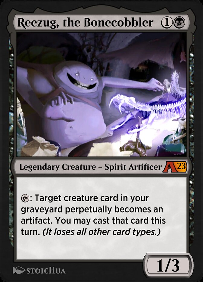 Reezug, the Bonecobbler YDMU-10 Alchemy: Dominaria Magic card