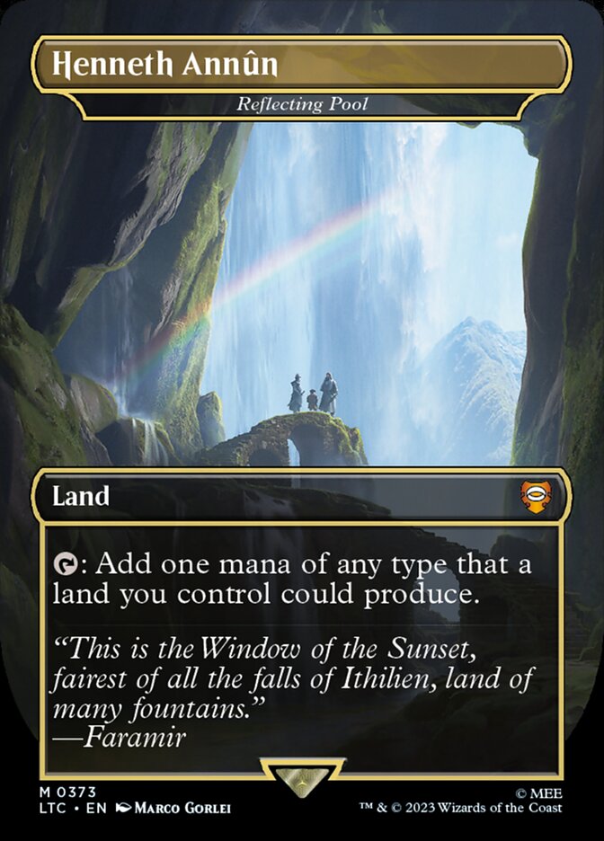 Reflecting Pool LTC-373 Tales of Middle-earth Commander Magic card