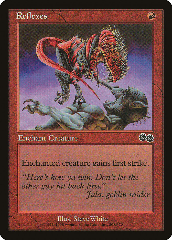Reflexes USG-208 Urza's Saga Magic card