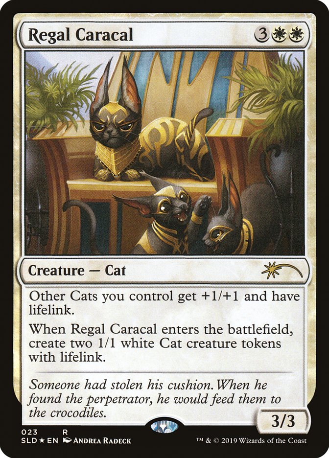Regal Caracal SLD-23 Secret Lair Drop Magic card