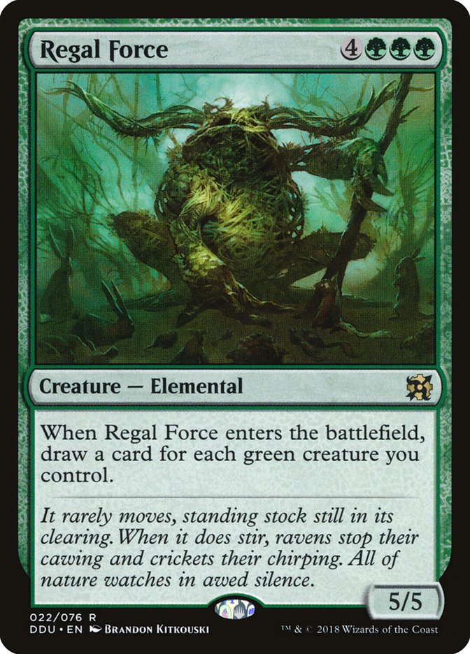 Regal Force DDU-22 Duel Decks: Elves vs. Inventors Magic card