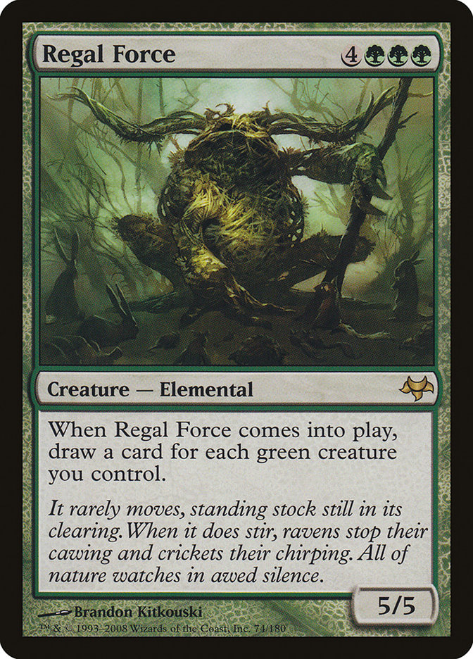 Regal Force EVE-74 Eventide Magic card