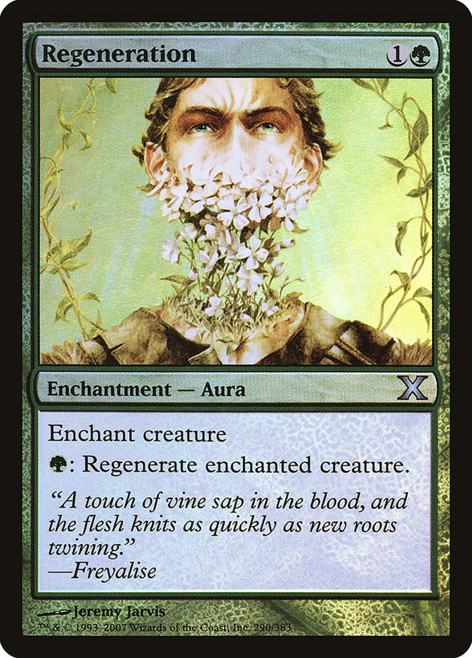 Regeneration 10E-290STAR Tenth Edition Magic card