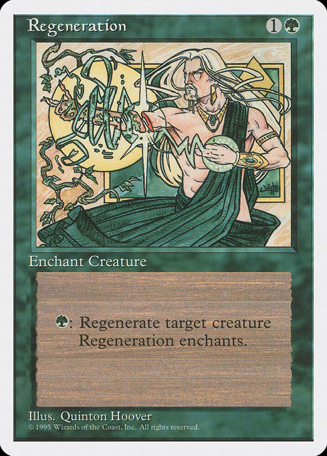 Regeneration 4ED-268 Fourth Edition Magic card