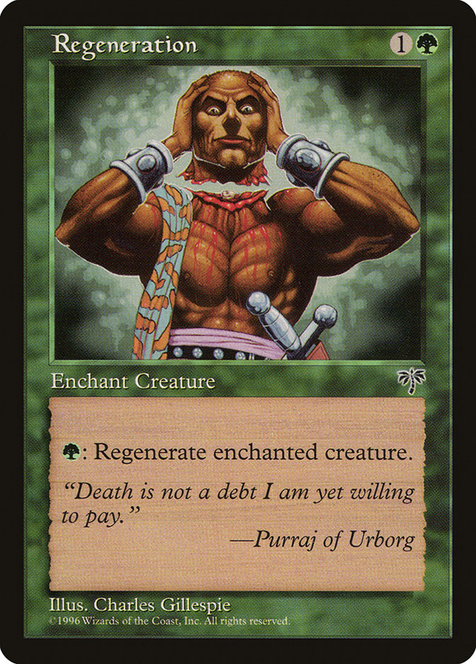 Regeneration MIR-236 Mirage Magic card