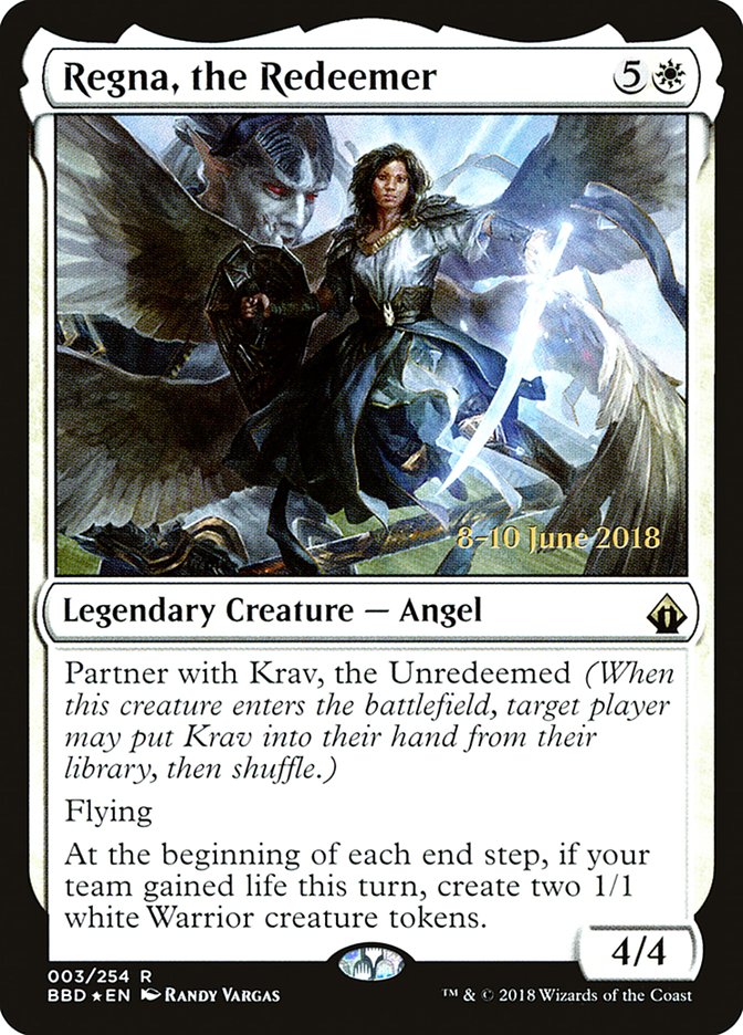 Regna, the Redeemer PBBD-3S Battlebond Promos Magic card