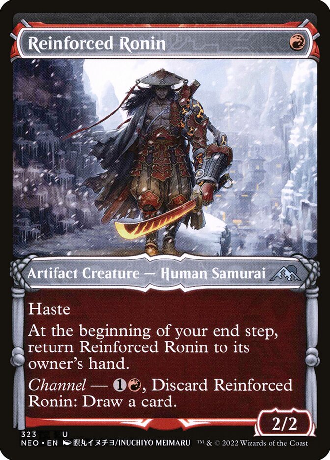 Reinforced Ronin NEO-323 Kamigawa: Neon Dynasty Magic card