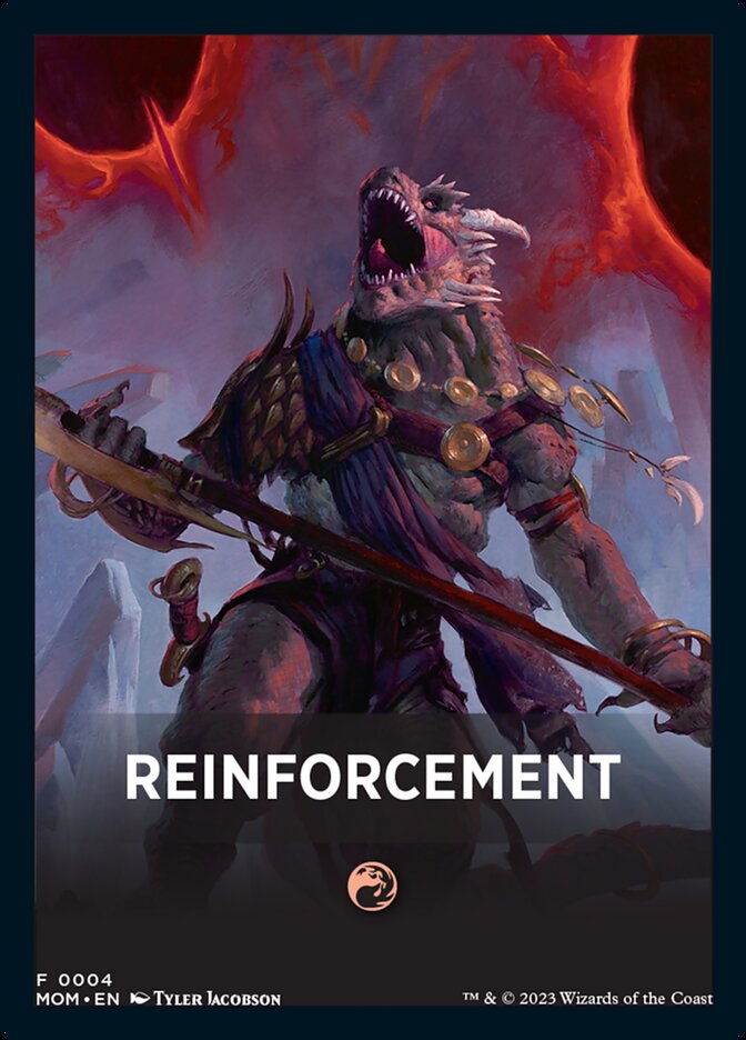 Reinforcement FMOM-4 March of the Machine Jumpstart Front Cards Magic card