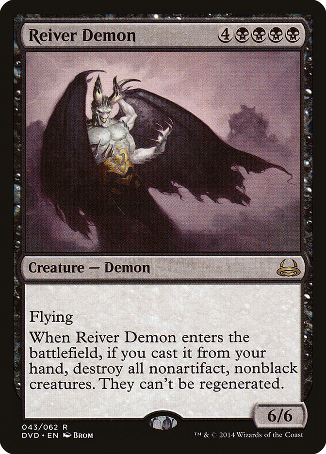 Reiver Demon DVD-43 Duel Decks Anthology: Divine vs. Demonic Magic card