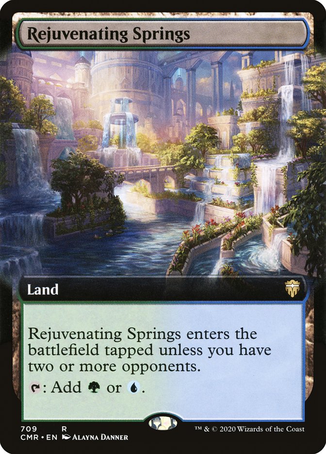 Rejuvenating Springs CMR-709 Commander Legends Magic card