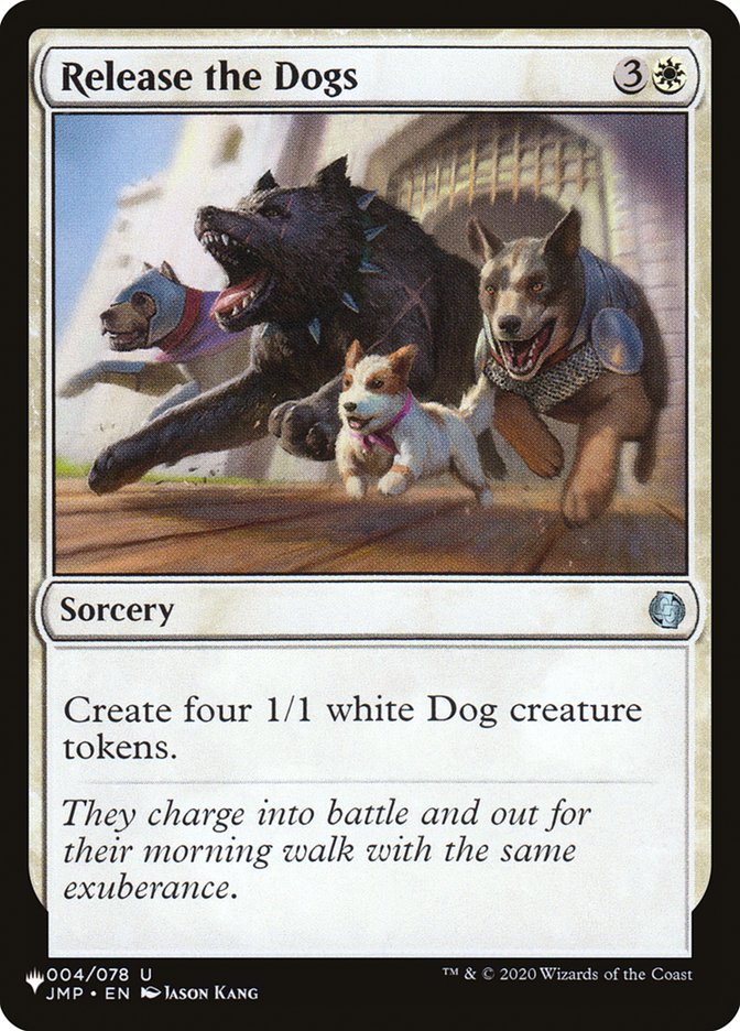 Release the Dogs PLST-JMP-4 The List Magic card