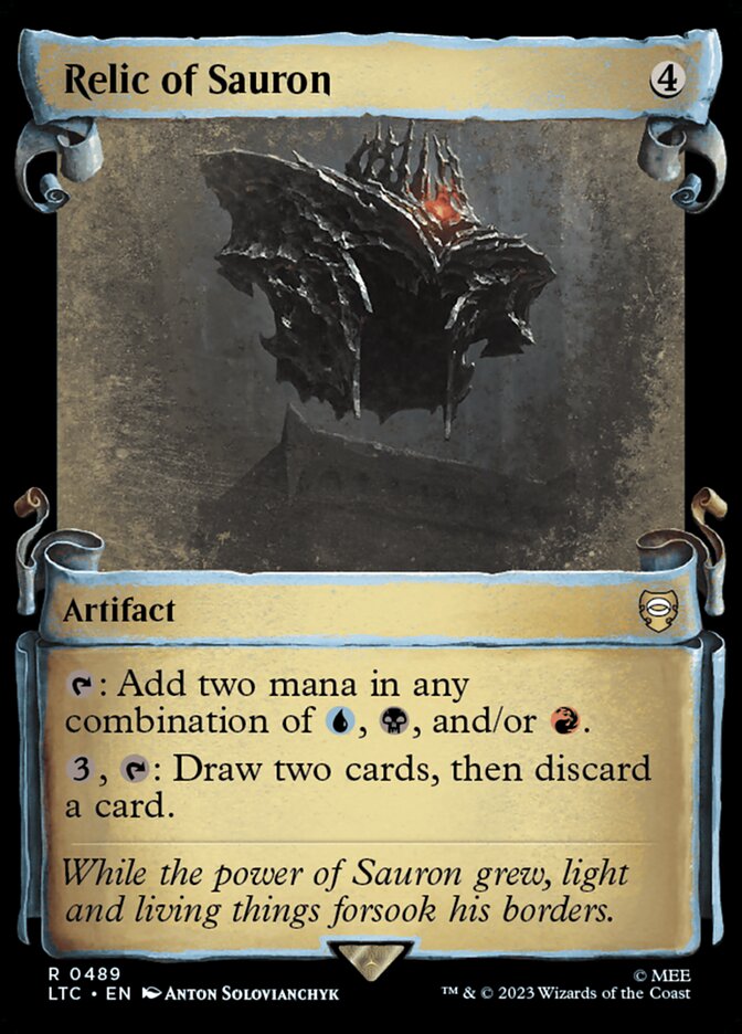 Relic of Sauron LTC-489 Tales of Middle-earth Commander Magic card