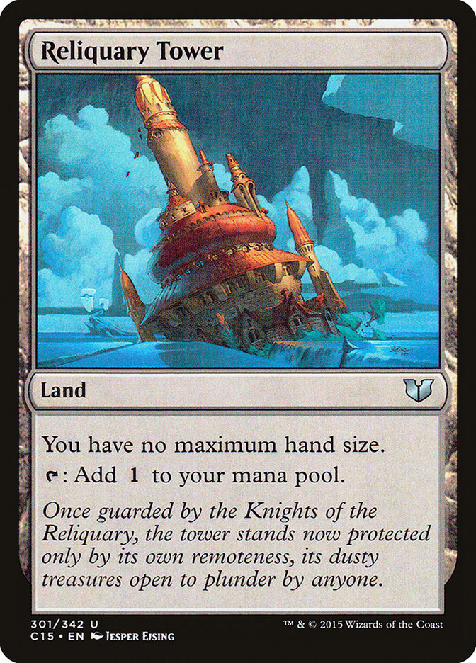 Reliquary Tower C15-301 Commander 2015 Magic card