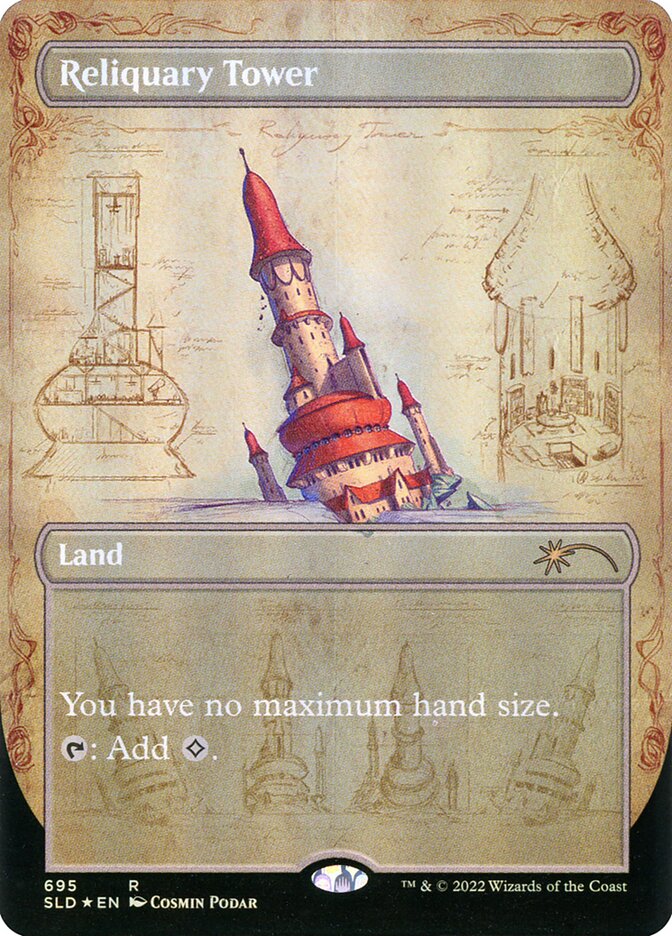 Reliquary Tower SLD-695 Secret Lair Drop Magic card