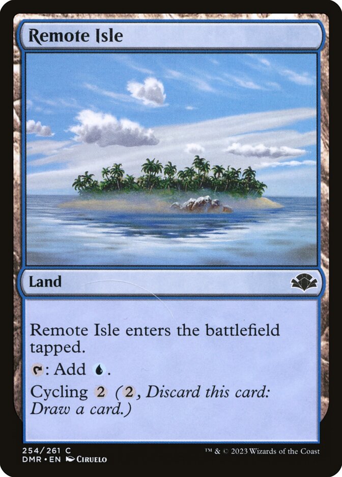 Remote Isle DMR-254 Dominaria Remastered Magic card
