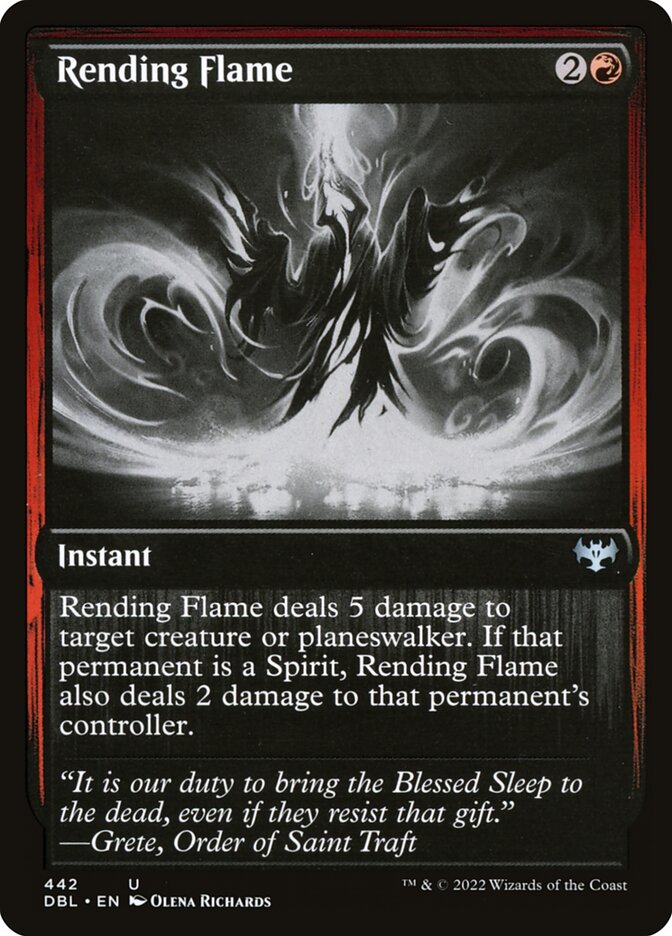 Rending Flame DBL-442 Innistrad: Double Feature Magic card