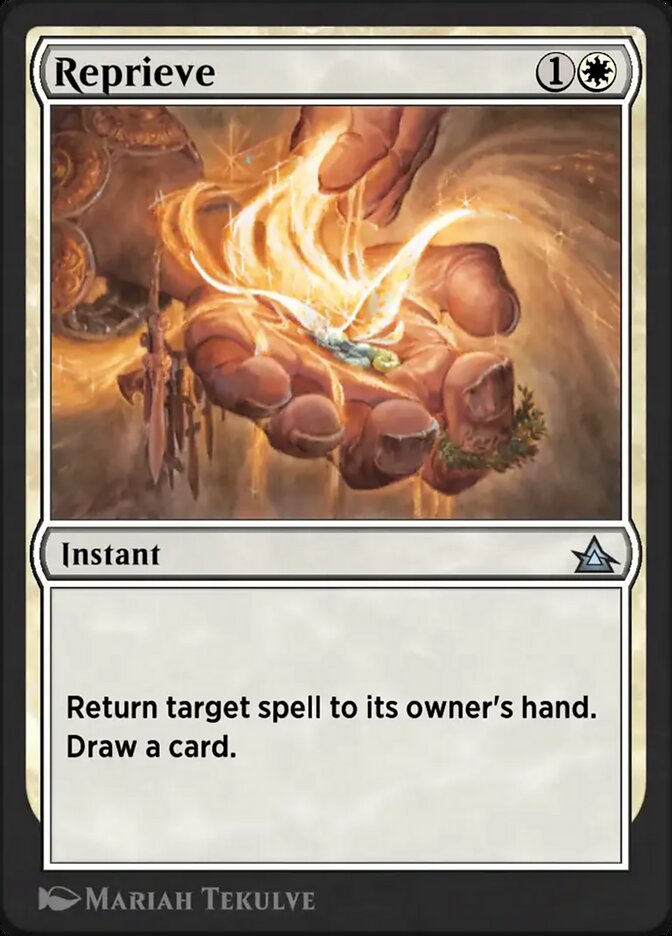 Reprieve OMB-5 Through the Omenpaths Bonus Sheet Magic card