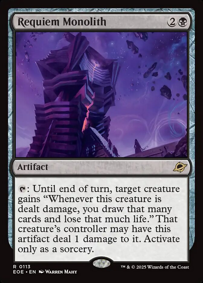 Requiem Monolith EOE-113 Edge of Eternities Magic card