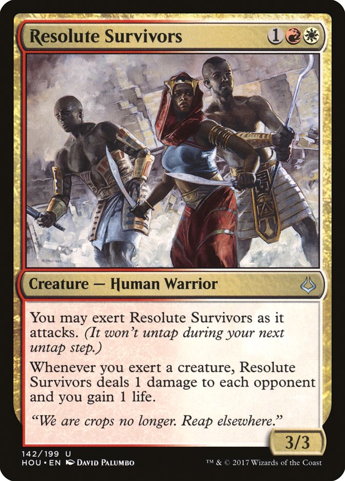 Resolute Survivors HOU-142 Hour of Devastation Magic card