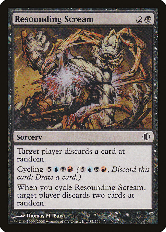 Resounding Scream ALA-83 Shards of Alara Magic card