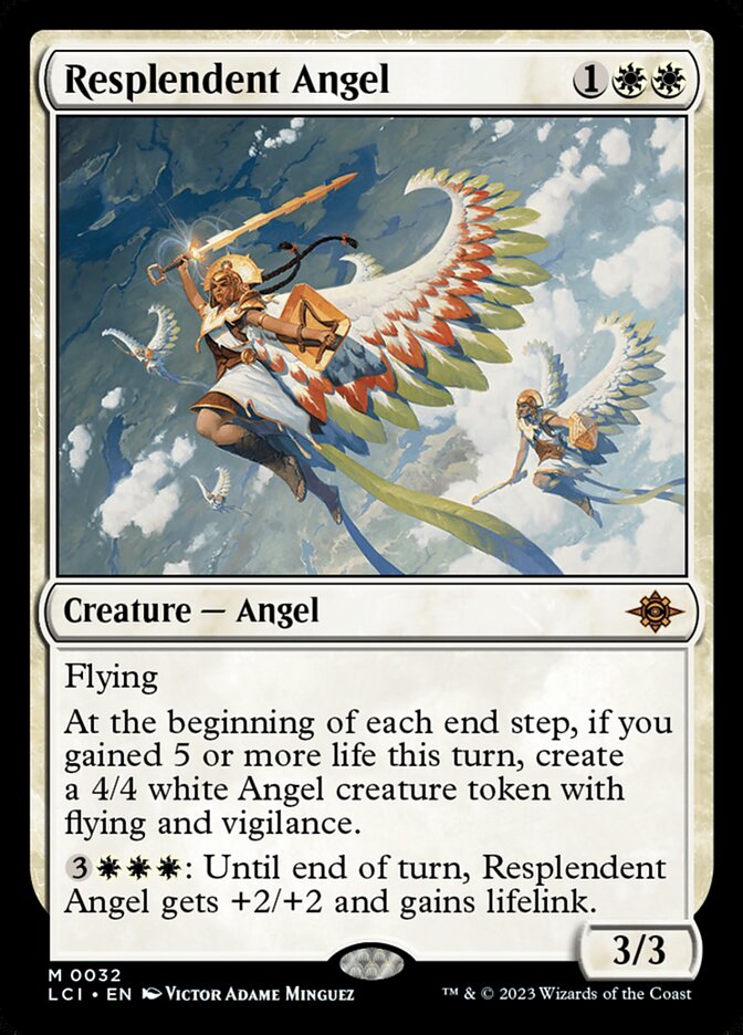 Resplendent Angel LCI-32 The Lost Caverns of Ixalan Magic card