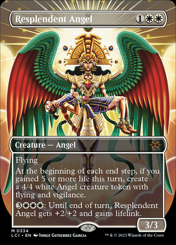 Resplendent Angel LCI-334 The Lost Caverns of Ixalan Magic card