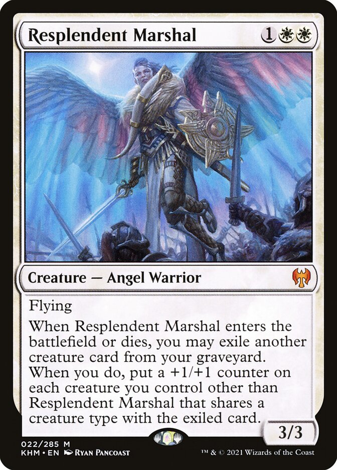 Resplendent Marshal KHM-22 Kaldheim Magic card